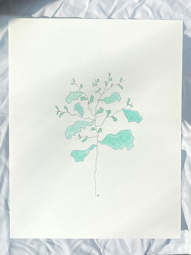 Fluke - Original Watercolor - 11x14