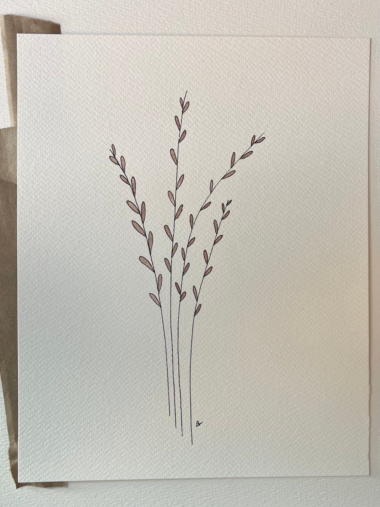 Solace - Original Watercolor - 8x10