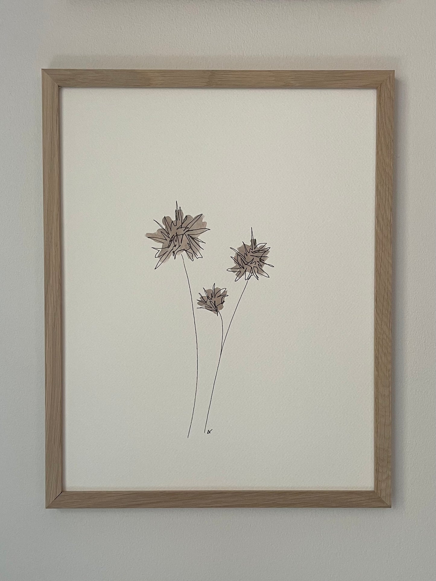 Thrive - Original Watercolor - 11x14 Framed