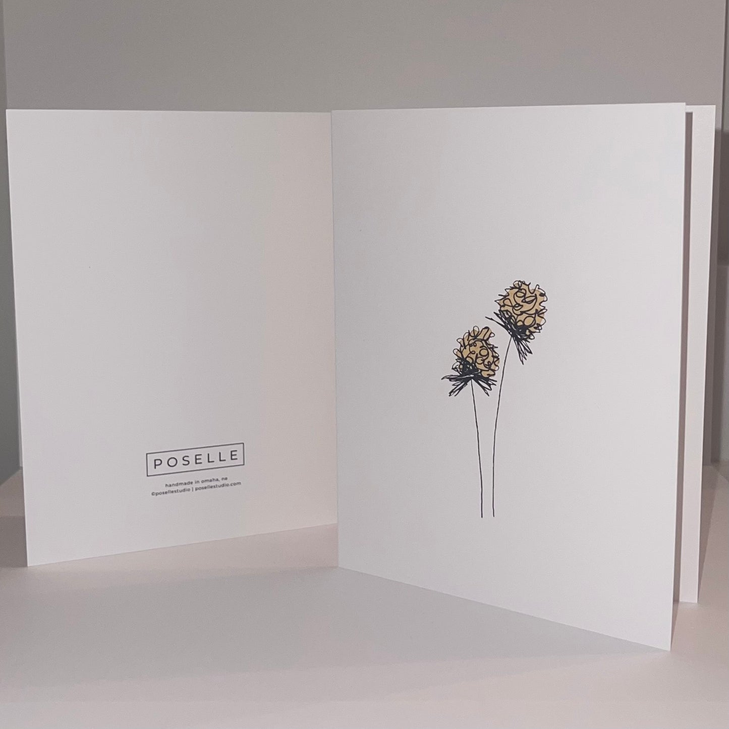 A Spark Floral Card