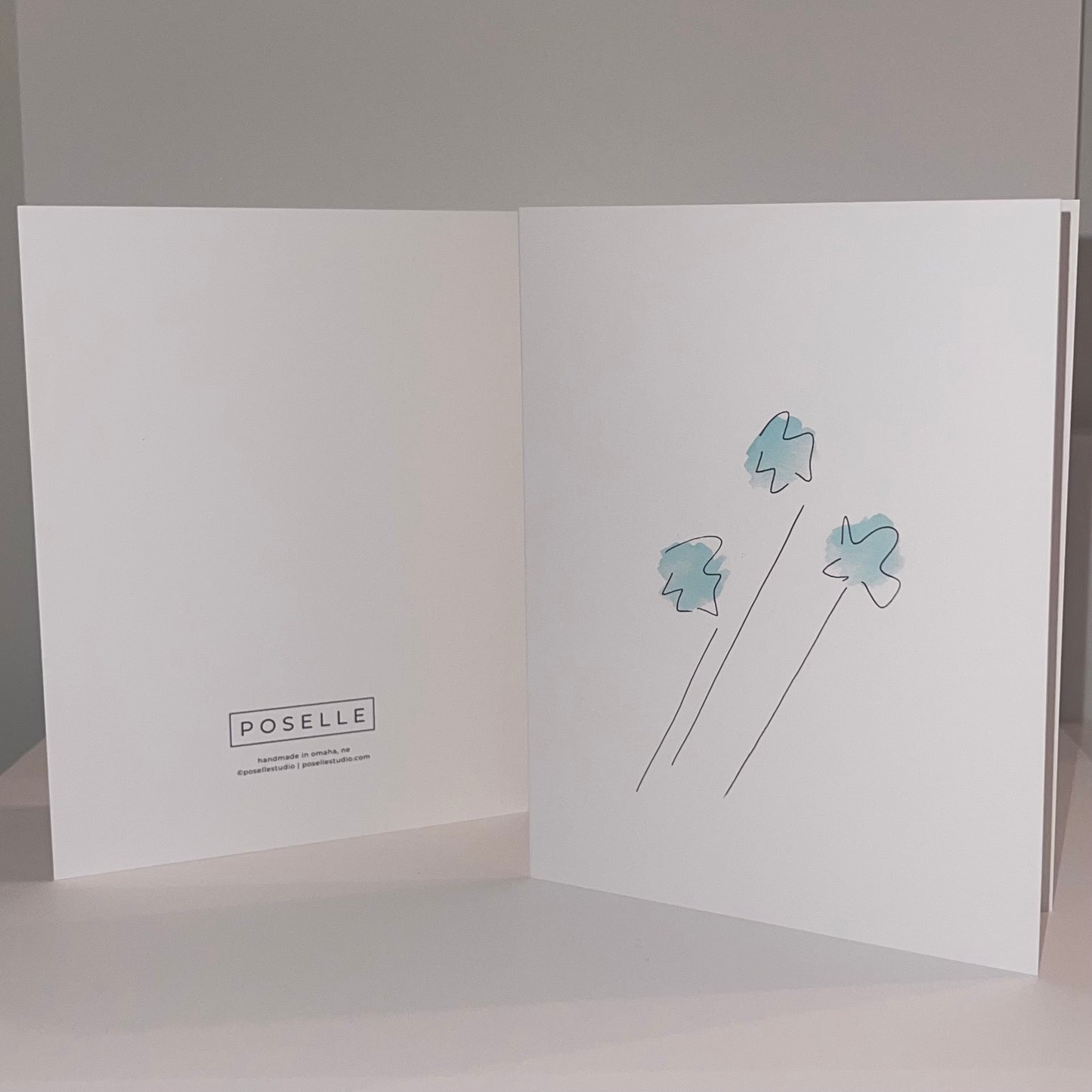 Forward Floral Card