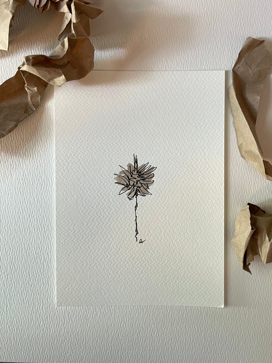 Oasis - Original Watercolor - 5x7