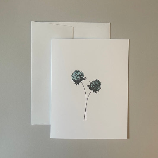 Snowy Surroundings Floral Card