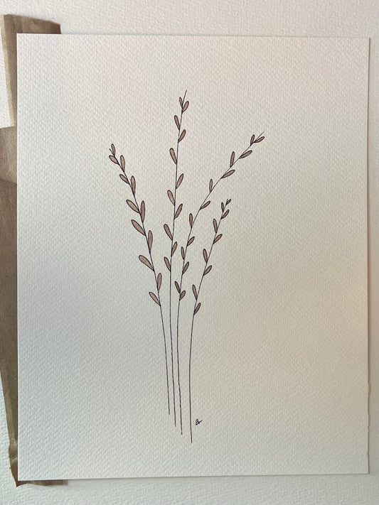 Solace - Original Watercolor - 8x10