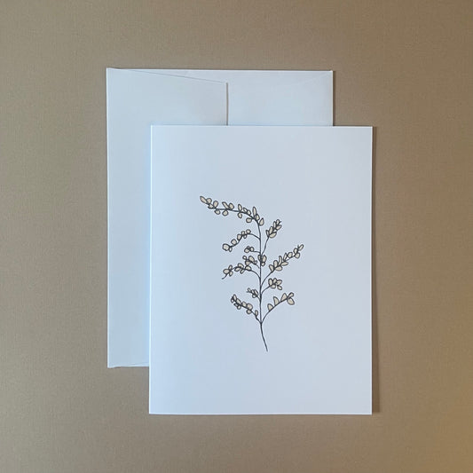 Waking Day Floral Card